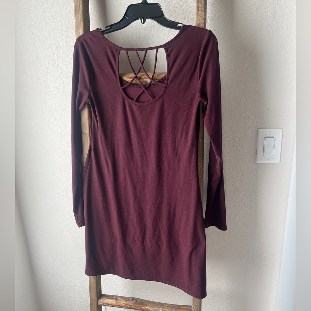 MUDD - Maroon Dress size small - Picture 2 of 4